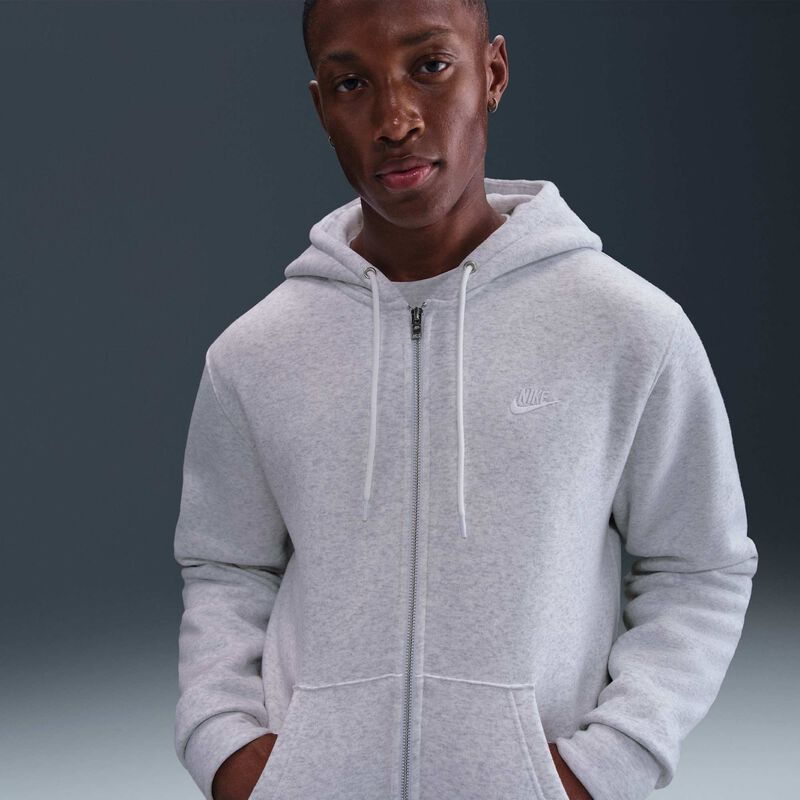 Nike Club, Abedul Heather/Blanco/Blanco, hi-res
