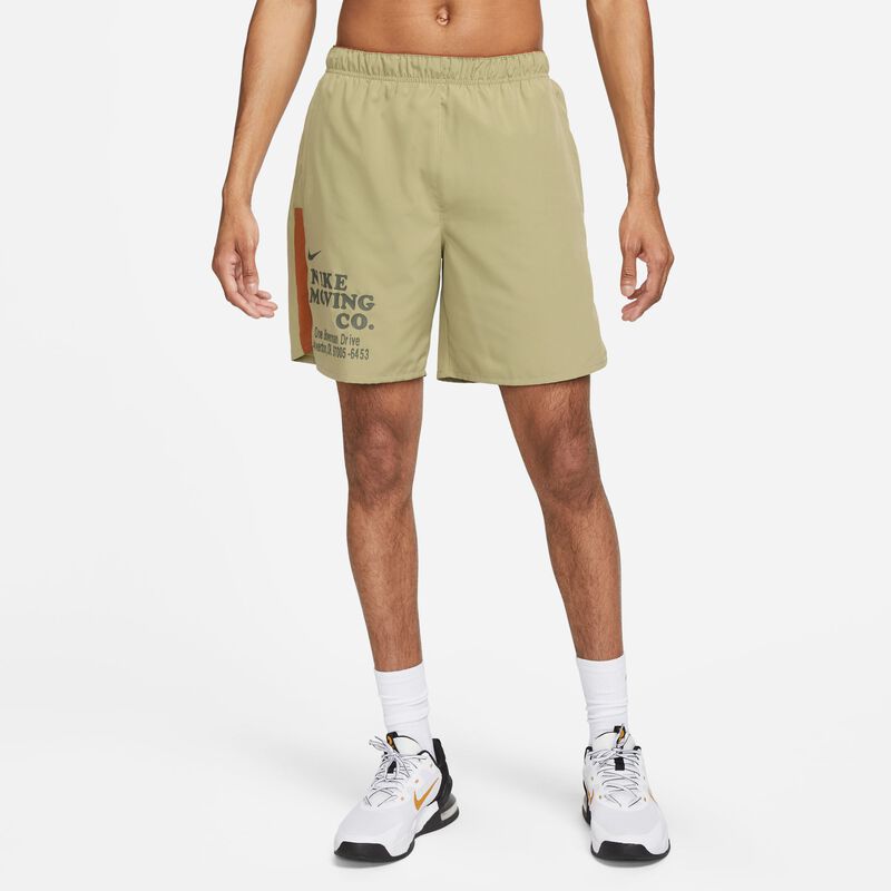 Nike Dri-FIT Challenger, Neutral Olive/Rojizo oscuro/Negro/Sequoia, hi-res