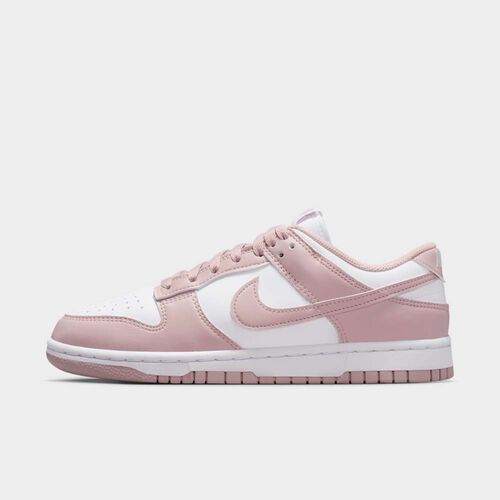 Nike Dunk Low, Blanco/Blanco/Rosado Part&iacute;cula, hi-res