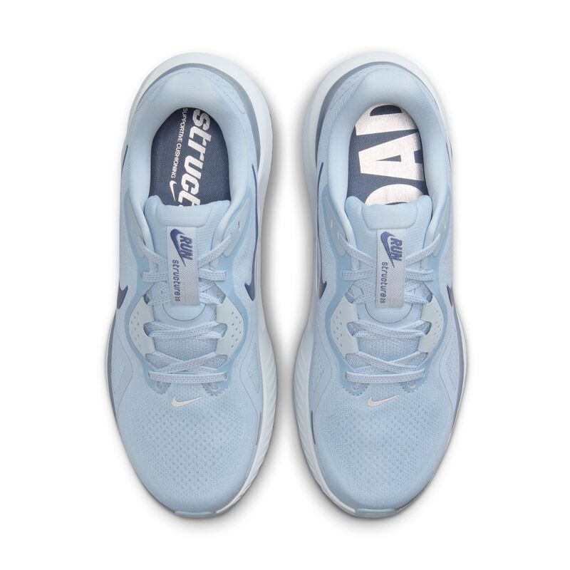 Nike Structure 26, Azul Armería Claro/Azul Difuso-Azul Hidrógeno-Gris Fútbol-Plata Metalizado, hi-res