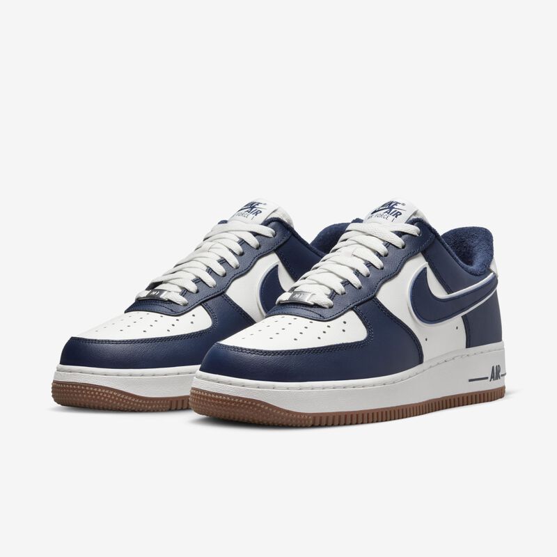 Nike Air Force 1 '07 LV8, Vela/Azul marino medianoche-Castaño medio, hi-res