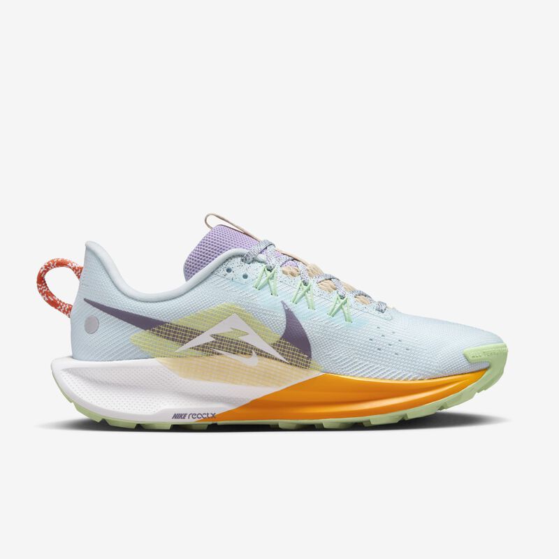 Nike Pegasus Trail 5, Azul Glaciar/Blanco-Amanecer-Reloj De Sol, hi-res