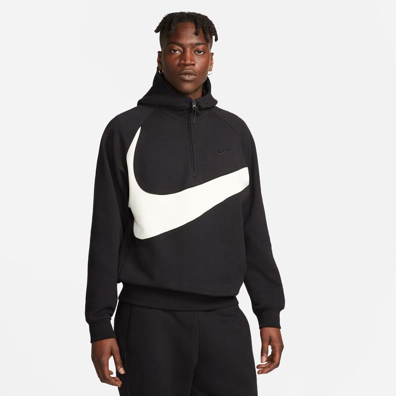Nike Swoosh, Negro/Leche de Coco/Negro, hi-res
