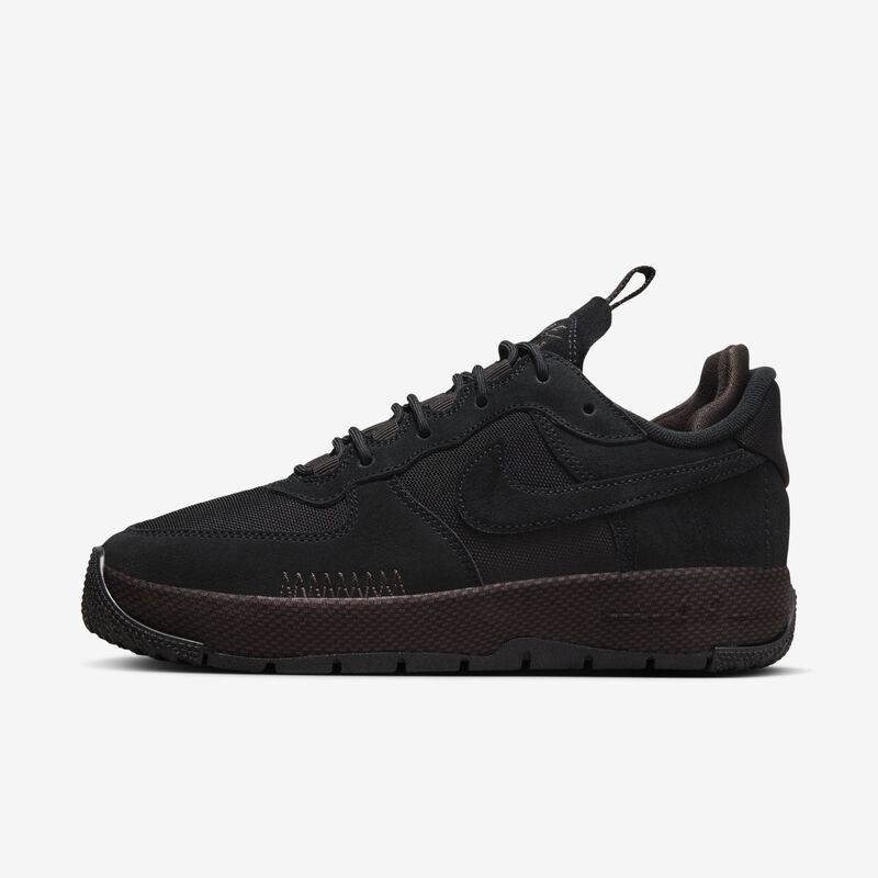 Nike Air Force 1 Wild, Negro/Marrón Terciopelo/Cedro/Negro, hi-res