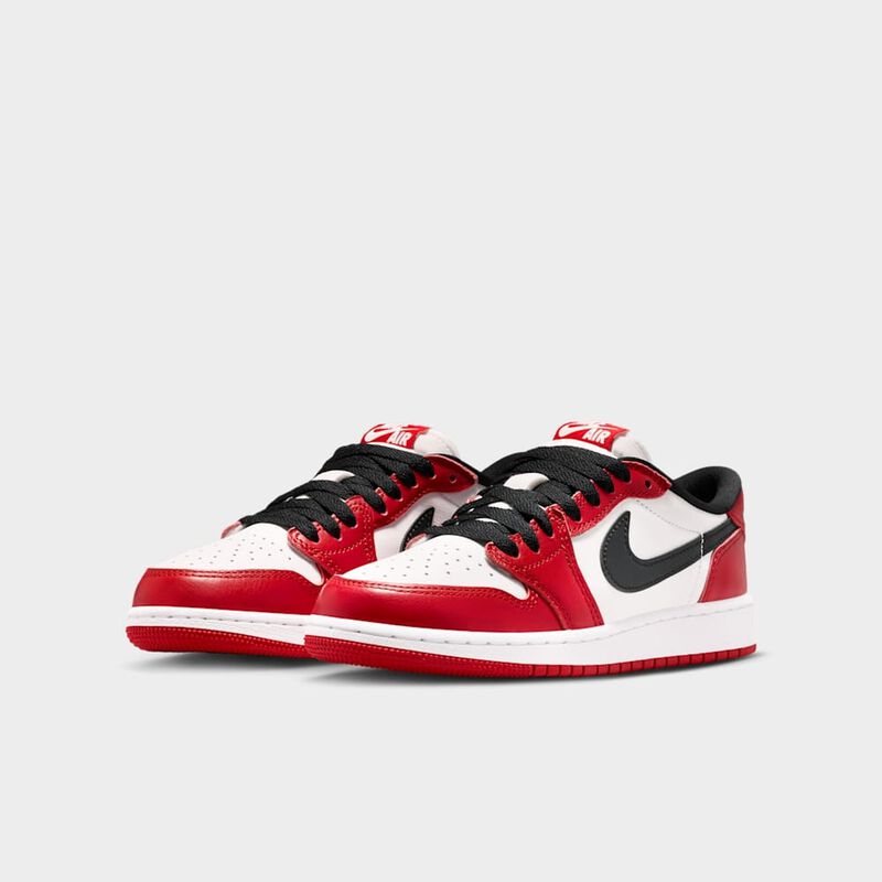 Air Jordan 1 Retro Low Chicago, Rojo Universitario/Negro-Blanco Cumbre, hi-res
