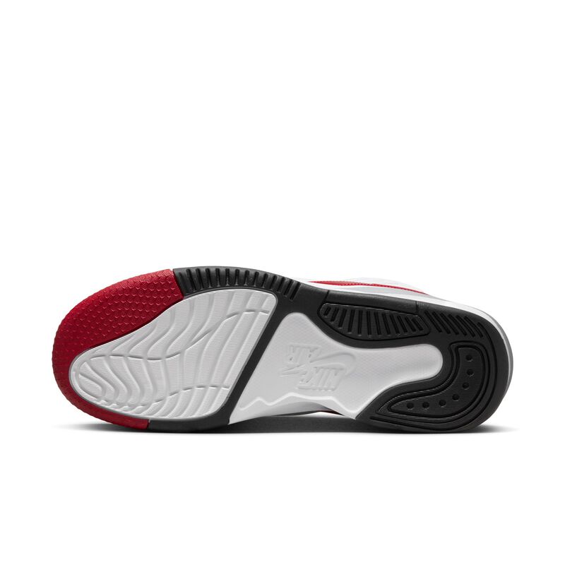 Jordan Max Aura 5, Blanco/Rojo universitario/Gris lobo/Negro, hi-res