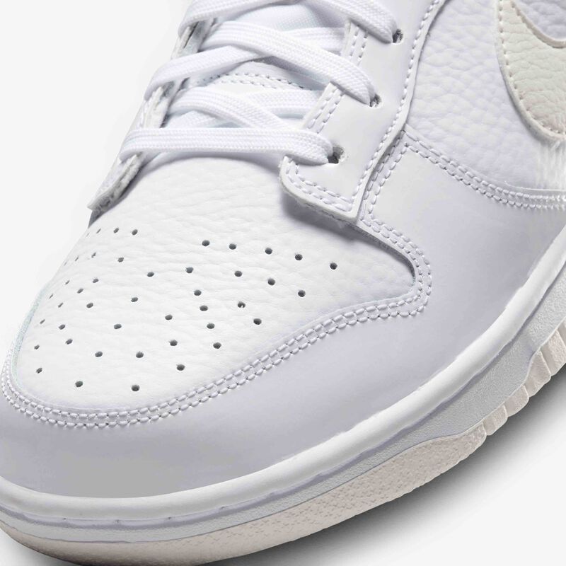 Nike Dunk Low, Blanco/Amarillo opti/Vela, hi-res