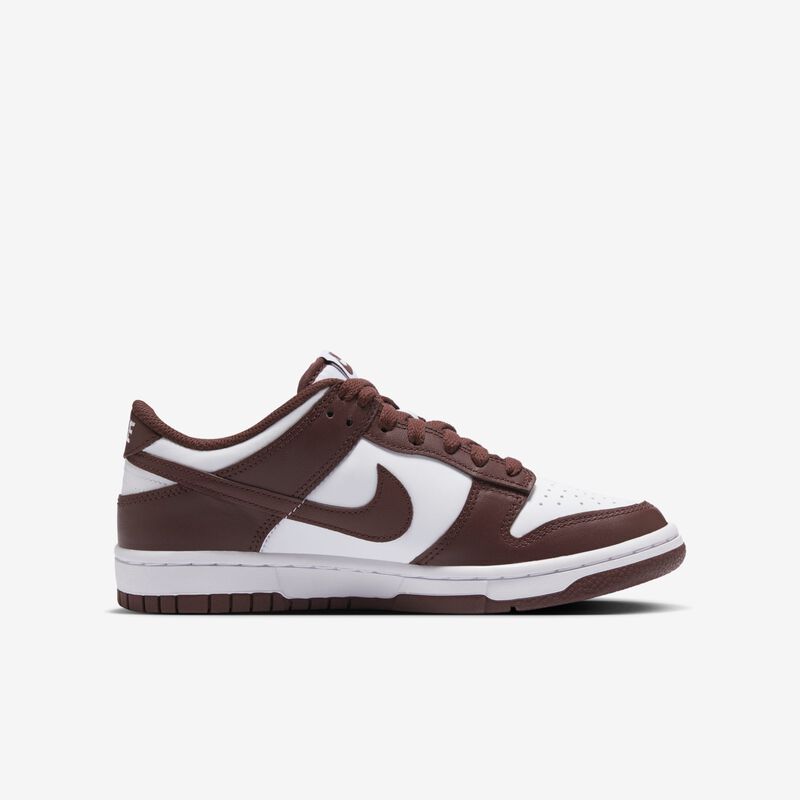 Nike Dunk Low, Blanco/Secoya-Rojo Gimnasio, hi-res