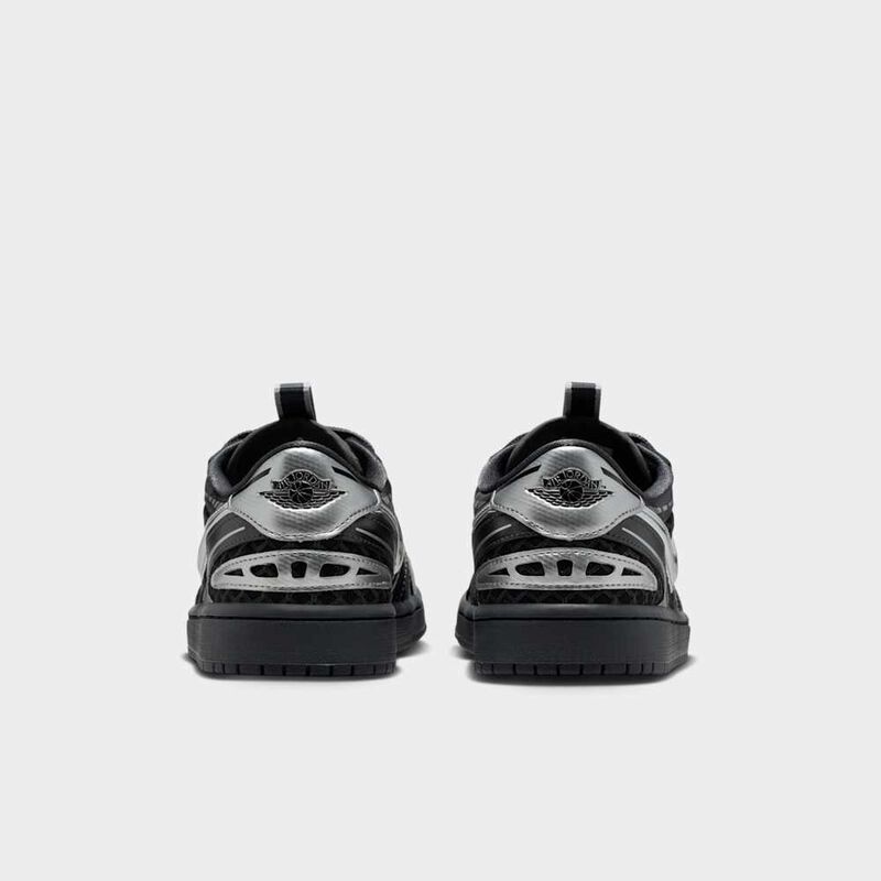 Air Jordan 1 Low Method of Make, Negro/Plateado-Blanco Metalizado, hi-res