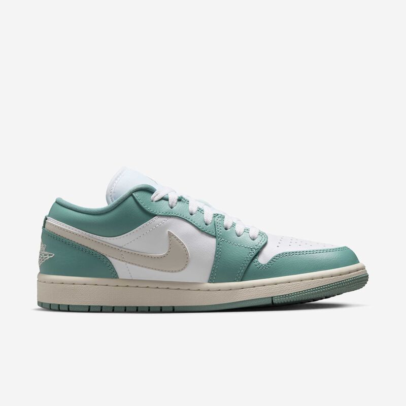 Air Jordan 1 Low, Blanco/Cañón/Vela/Marrón Orewood Claro, hi-res