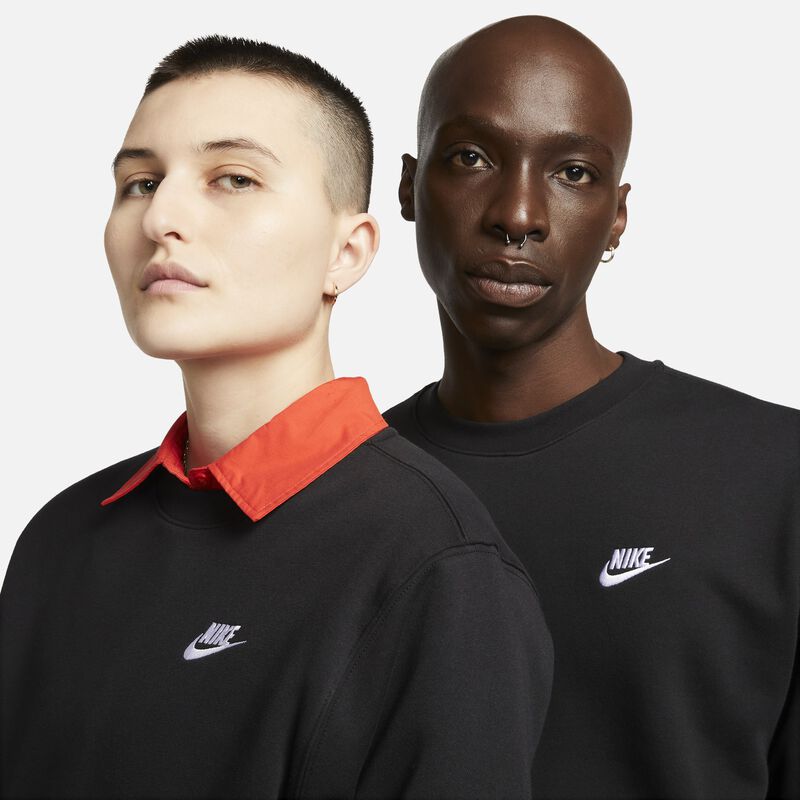 Nike Sportswear Club Fleece, Negro/Blanco, hi-res