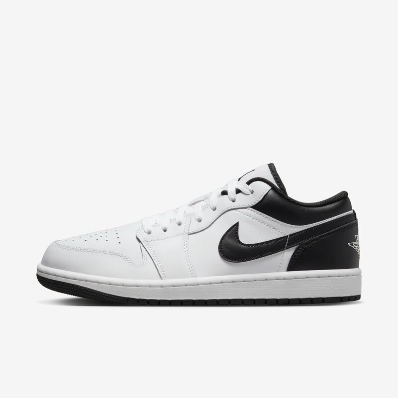 Air Jordan 1 Low, Blanco/Blanco/Negro, hi-res