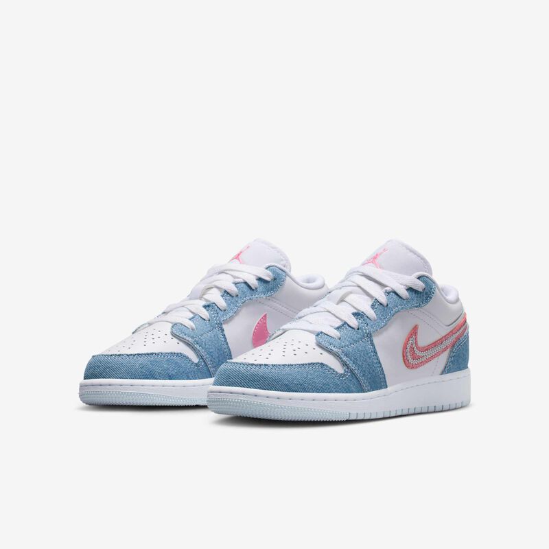 Air Jordan 1 Low SE, Cobalto Bliss/Blanco/Rosa resplandor, hi-res