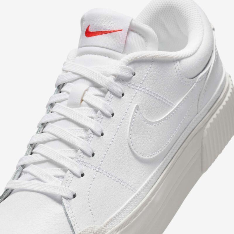Nike Court Legacy Lift, Blanco/Rojo Picante/Blanco Cumbre/Polvo Fotón, hi-res