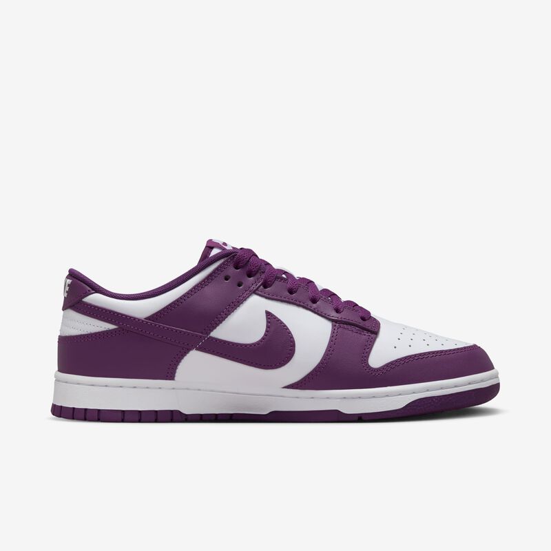 Nike Dunk Low Retro, Blanco/Blanco/Violeta Viotech, hi-res