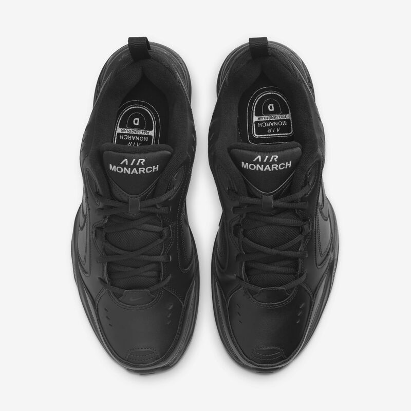 Nike Air Monarch IV, Negro/Negro, hi-res