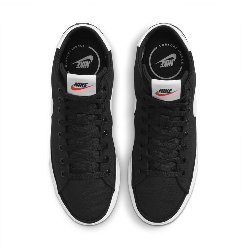 Nike Court Legacy Canvas Mid, Negro/Naranja team/Blanco, hi-res