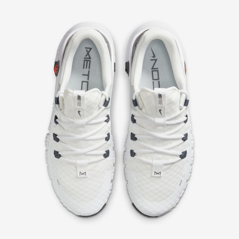 Nike Free Metcon 5, Blanco Cumbre/ Mandarina Brillante, hi-res