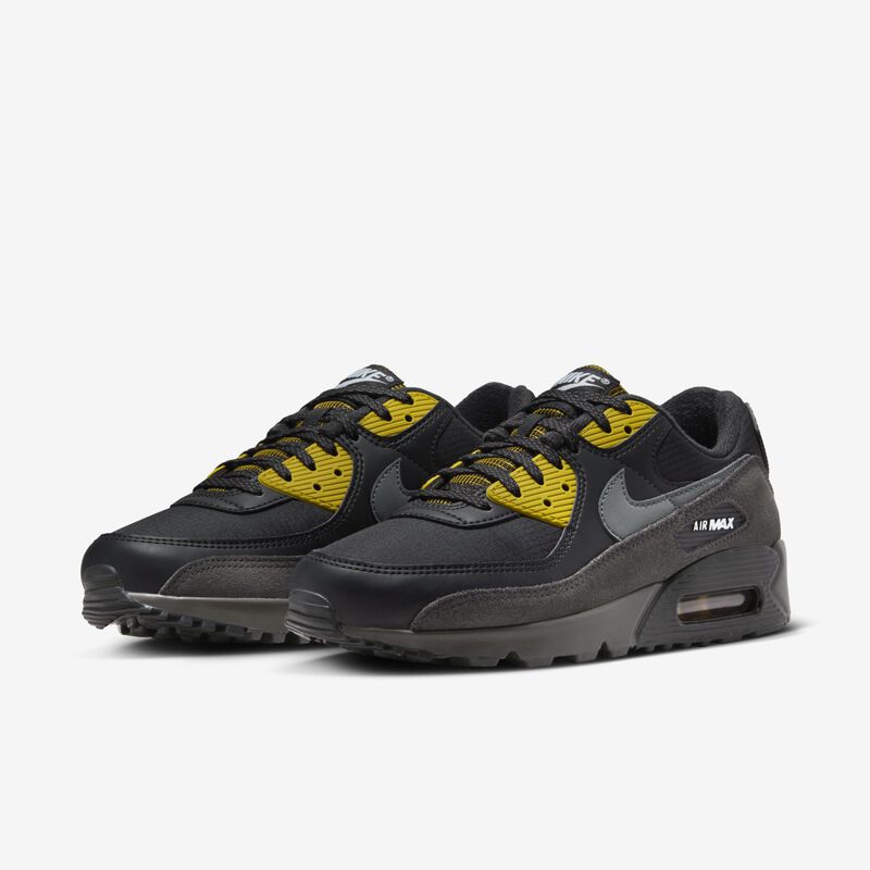 Nike Air Max 90, Negro/Broncino/Tinte azul/Ceniza medio, hi-res