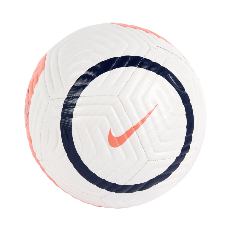 Nike Academy FC Barcelona T90, Blanco/Mango Brillante/Azul Marino Medianoche/(Mango Brillante), hi-res