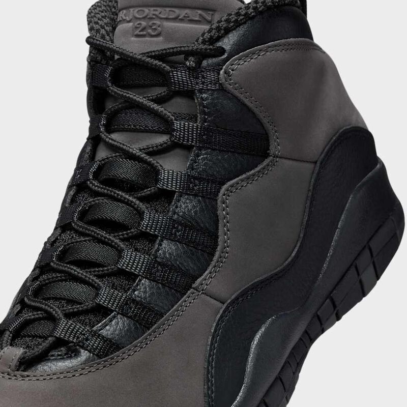 Air Jordan 10 Retro "Charred Grey and Black", Gris carbonizado/Negro/Rojo Verdadero, hi-res