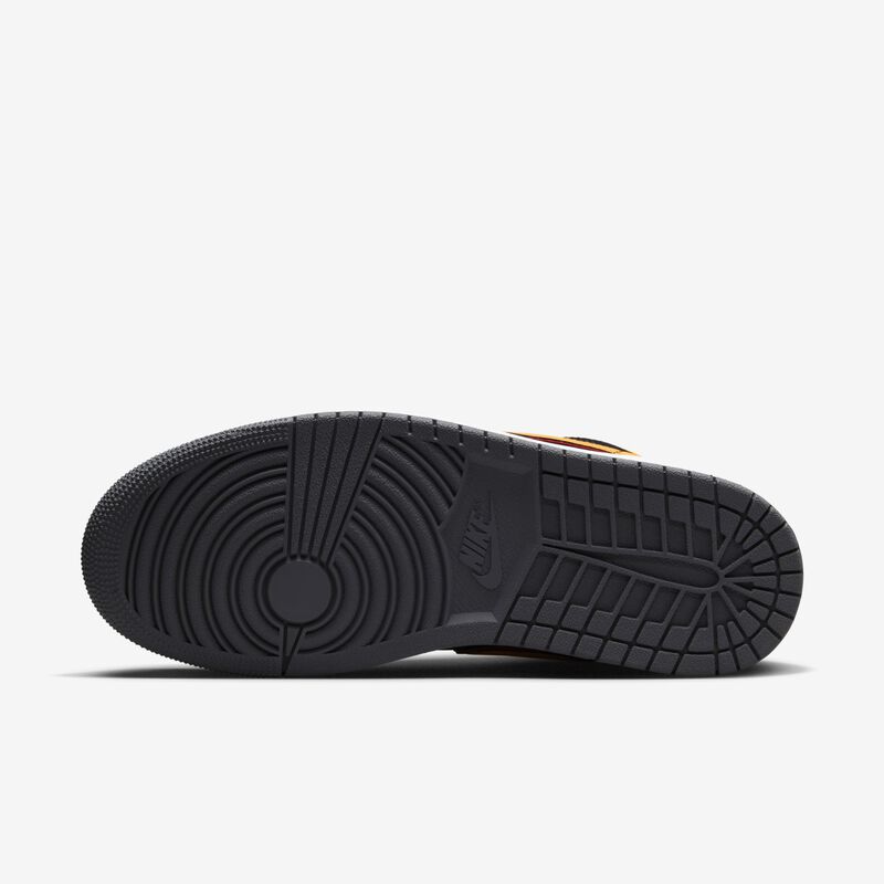 Air Jordan 1 Low SE, Negro/Grafito claro/Rojo cardenal/Naranja vivo, hi-res