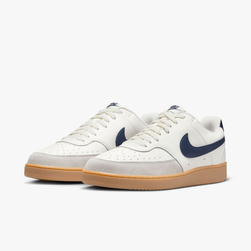 Nike Court Vision Low, Vela/Marrón claro goma/Mena de hierro claro/Azul marino medianoche, hi-res