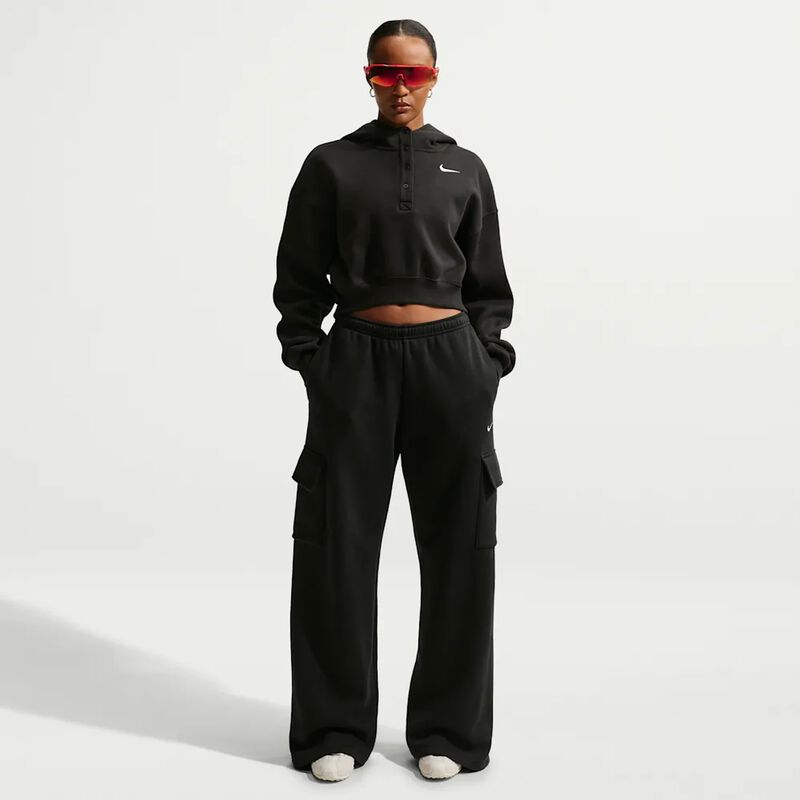 Polera Nike Sportswear Phoenix Fleece, Negro, hi-res