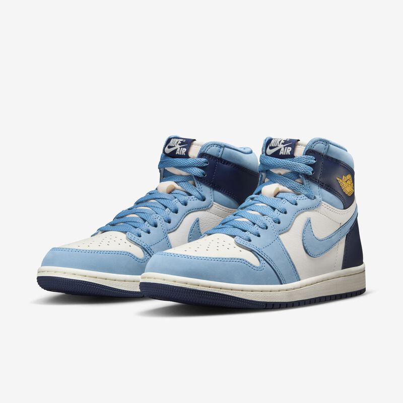 Air Jordan 1 Retro High OG, Azul universitario/Vela/Azul marino medianoche/Oro universitario, hi-res