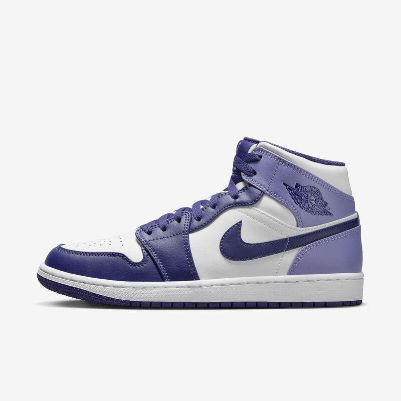 Air Jordan 1 Mid, Cielo J Púrpura/Blanco/Cielo J Púrpura claro/Cielo J Púrpura, hi-res