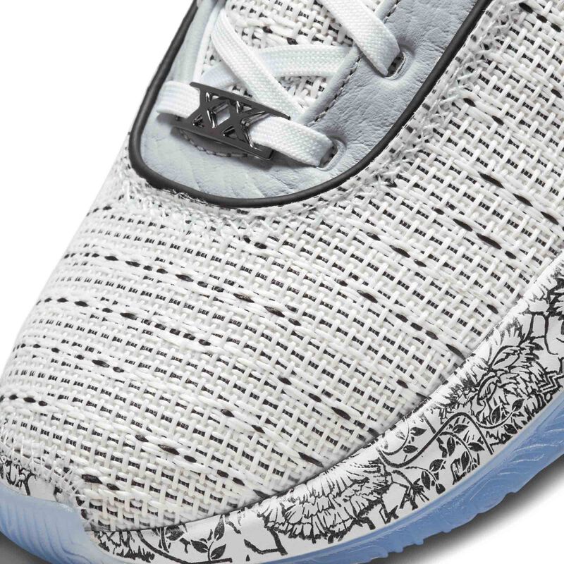 LeBron XX "The Debut", Blanco/Negro/Rojo/Oro metalizado, hi-res