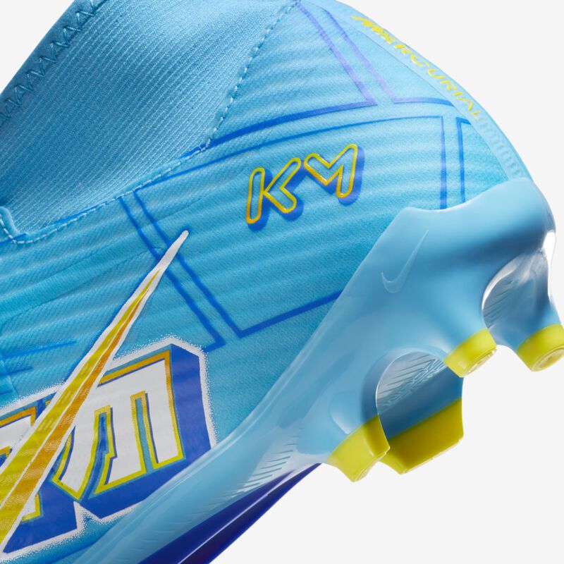 Nike Zoom Mercurial Superfly 9 Academy KM MG, Azul báltico/Blanco, hi-res