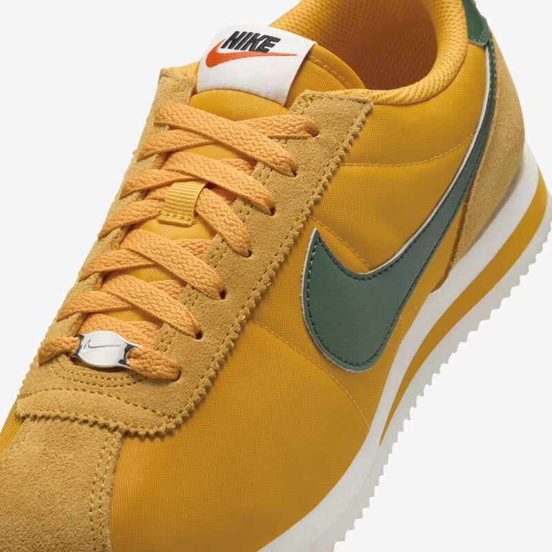 Nike Cortez Textile, Amarillo Ocre/Naranja Seguridad/Negro/Verde Desfiladero, hi-res