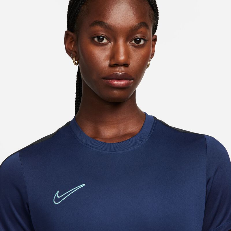 Nike DriFIT Academy, Azul marino medianoche/Negro/Hiperturquesa, hi-res