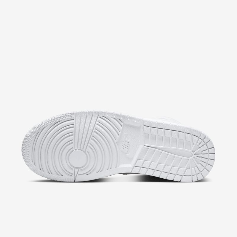Air Jordan 1 Mid, Blanco/Blanco/Blanco, hi-res