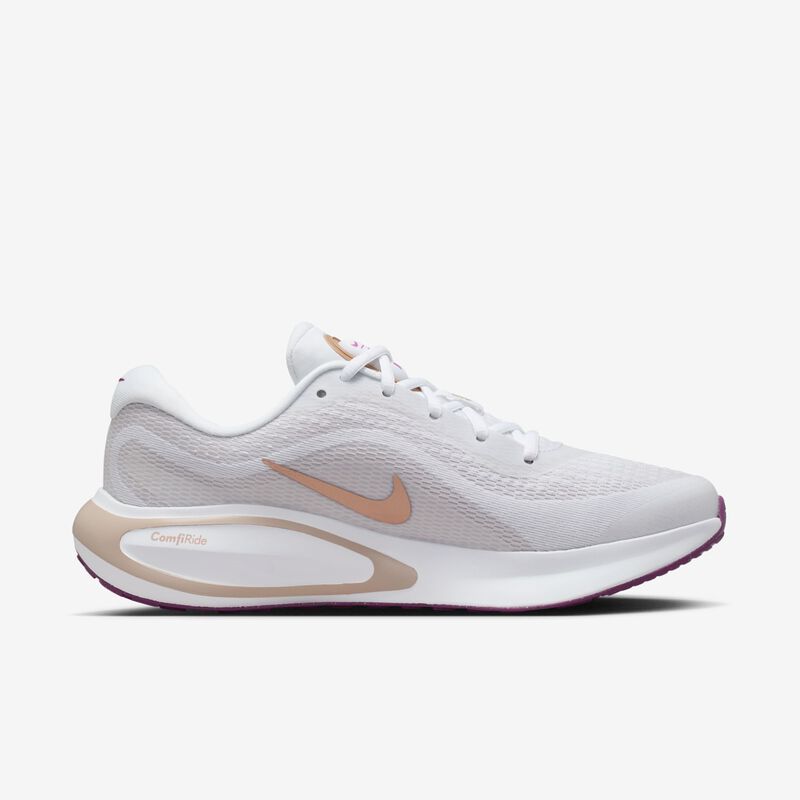 Nike Journey Run, Blanco/Metalizado Bronce Rojo-Fucsia Intenso, hi-res