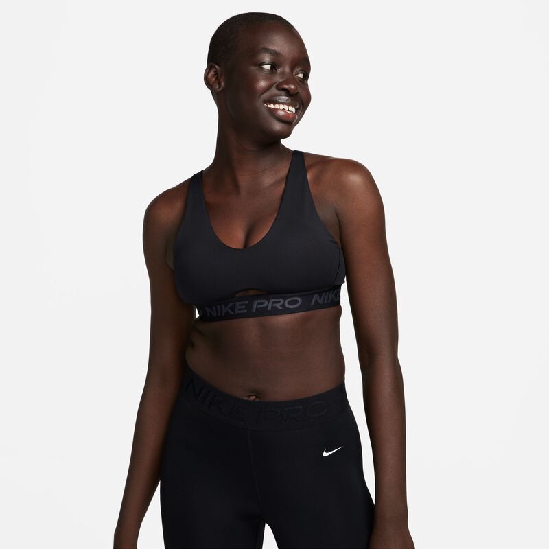 Nike Pro Indy Plunge, Negro/Anthracite/Blanco, hi-res