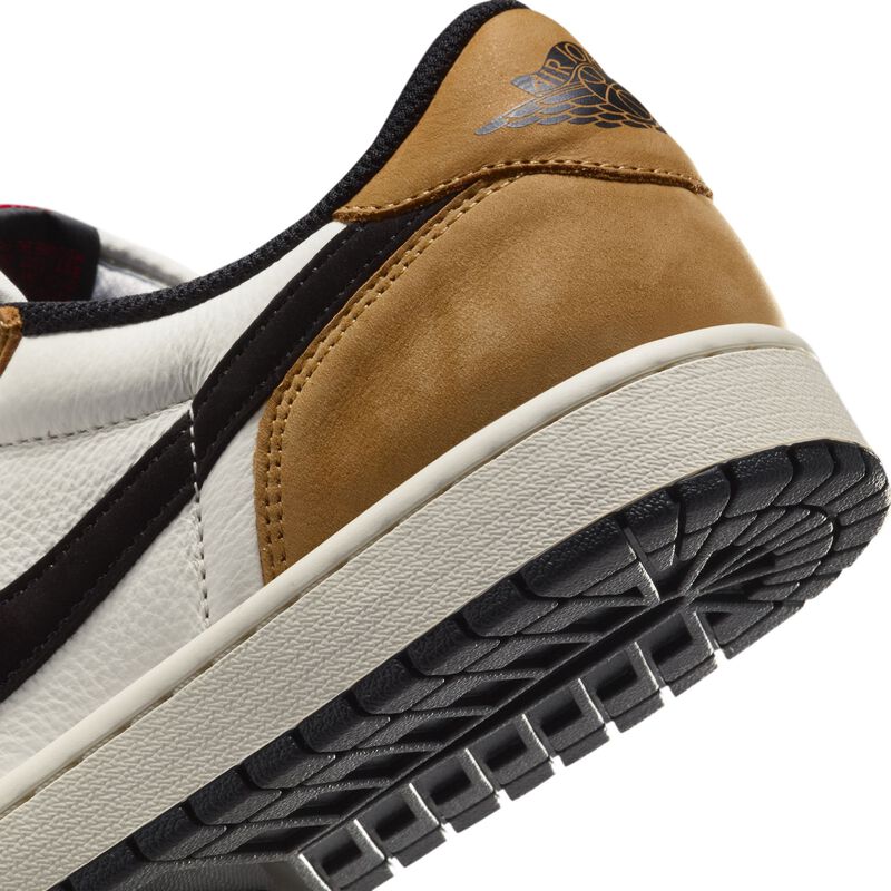 Air Jordan 1 Low OG, Vela/Cosecha Dorada/Rojo Gimnasio/Negro, hi-res