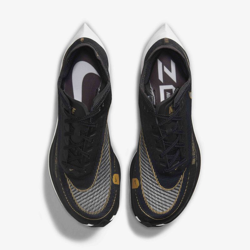 Nike Vaporfly 2, Negro/Moneda de oro metalizado/Blanco, hi-res