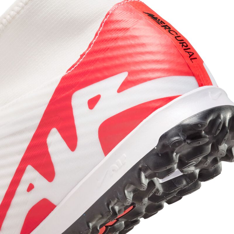 Nike Zoom Mercurial Superfly 9 Academy TF, Carmesí brillante/Negro/Blanco, hi-res