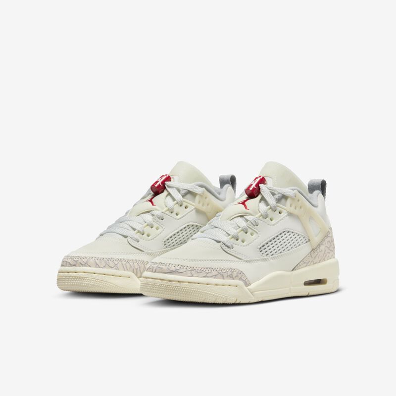 Jordan Spizike Low, Vela/Leche de coco/Arenisca/Rojo universitario, hi-res