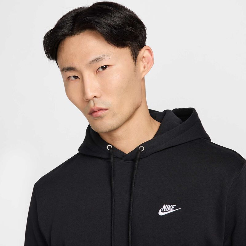 Nike Club, Negro/Negro/Blanco, hi-res