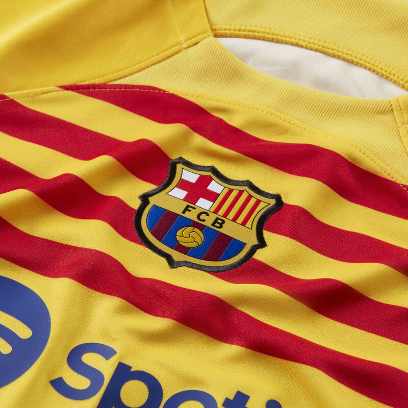FC Barcelona complementario 2023/24 Stadium, Amarillo/Rojo universitario/Azul royal intenso, hi-res