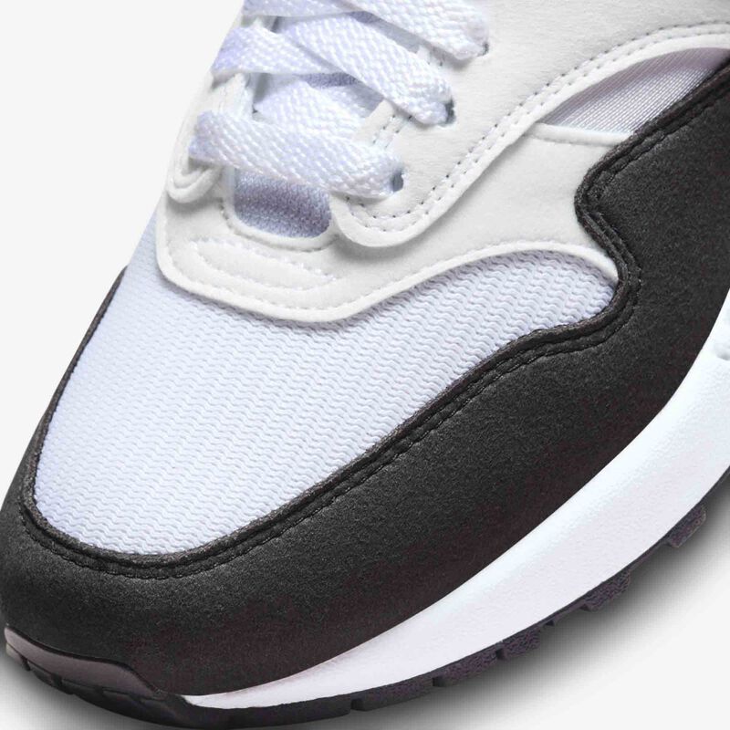 Nike Air Max 1, Blanco/Blanco Cumbre /Negro, hi-res