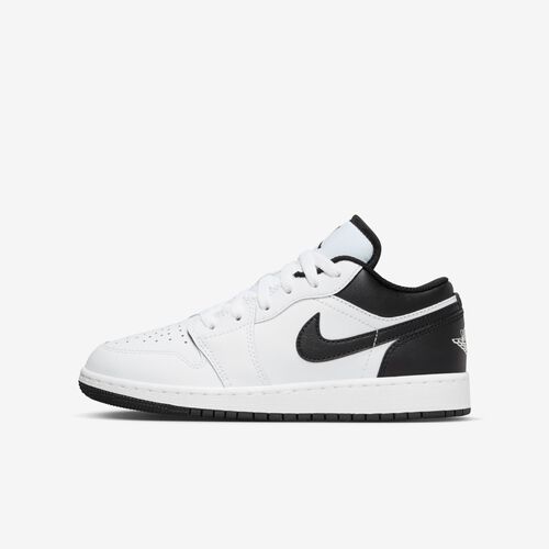 Air Jordan 1 Low, Blanco/Blanco/Negro, hi-res