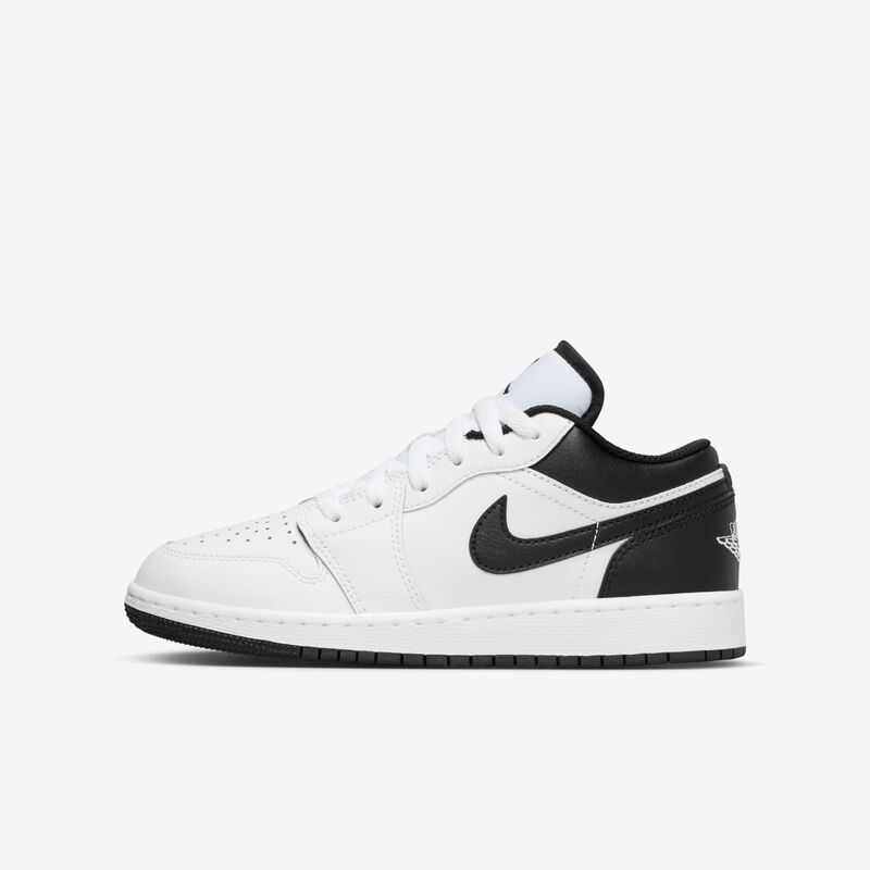 Air Jordan 1 Low, Blanco/Blanco/Negro, hi-res