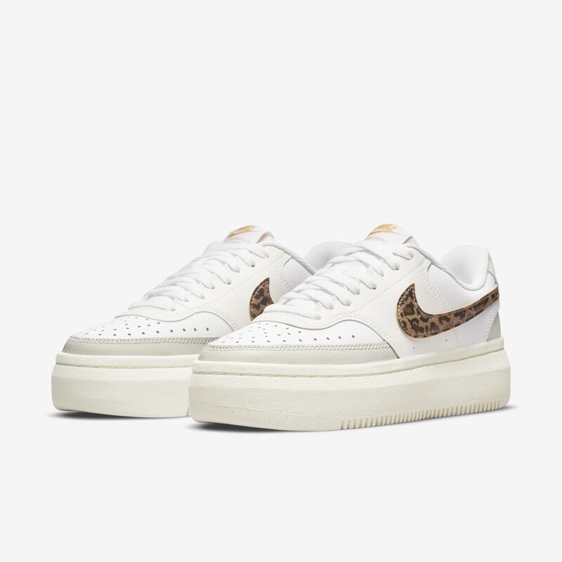 Nike Court Vision Alta, Blanco/Hueso Claro/Vela/Marrón Archaeo, hi-res
