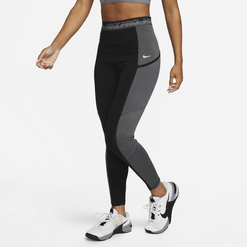 Nike Pro, Negro/Gris hierro/Blanco/Blanco, hi-res
