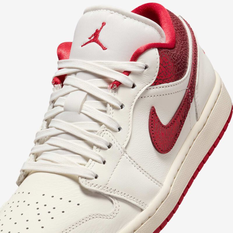 Air Jordan 1 Low SE, Vela/Equipo Rojo/Universitario Rojo, hi-res