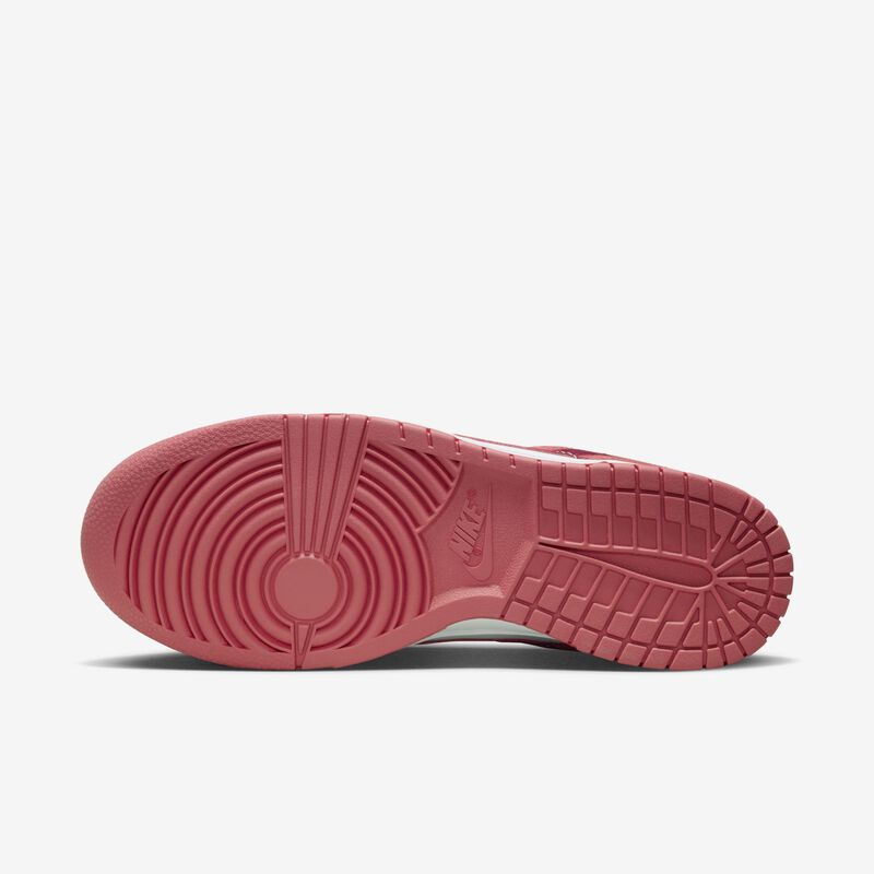 Nike Dunk Low, Blanco/Adobe/Rojo Dragón/Rojo del Equipo, hi-res